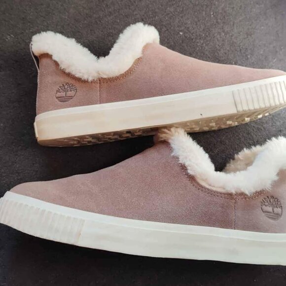 Authentic Timberland Skylar Bay Slip-on Taupe Suede Women's 9 w/box EU 40 - Picture 8 of 9